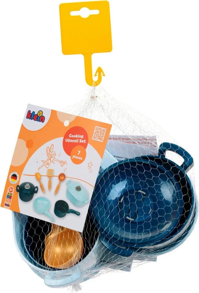 KLEIN Spiel-Kochgeschirr Emma's Kitchen 9-tlg. Blau Kunststoff Made in Germany - Bild 4