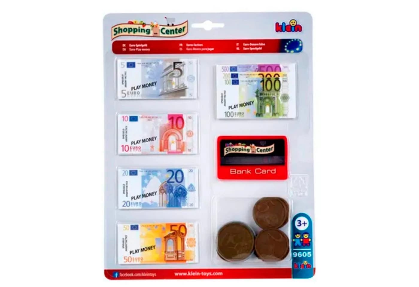 Theo Klein Spielkasse 9316 Zubehör-Set für Scannerkasse Bunt