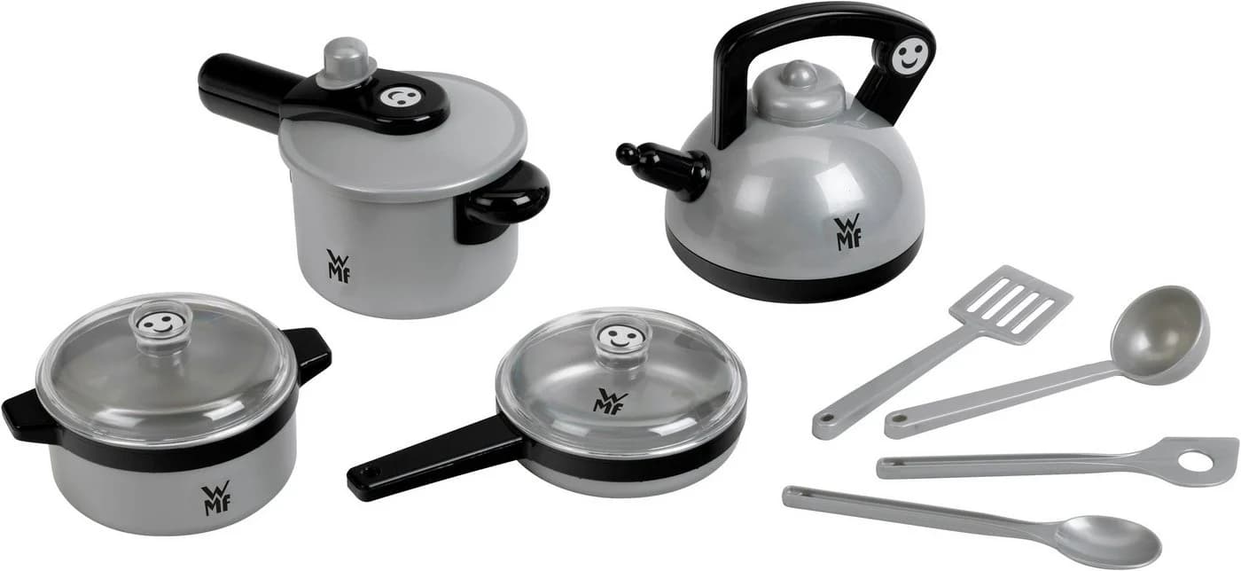 KLEIN Kinder-Küchenset WMF-Topfsortiment 11tlg. Silber - Bild 2