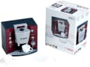 Klein Kinder-Kaffeemaschine Bosch mit Sound & Espressoset Rot Grau Bild 2