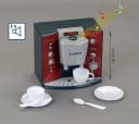 Klein Kinder-Kaffeemaschine Bosch mit Sound & Espressoset Rot Grau Bild 3