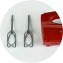 Klein Kinder-Handmixer Bosch Design Rot Grau mit Soundfunktion Bild 3