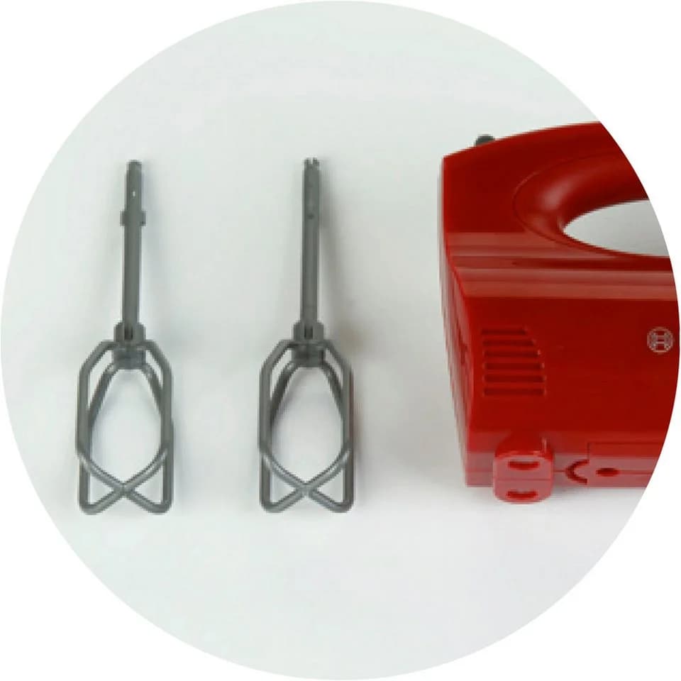 Klein Kinder-Handmixer Bosch Design Rot Grau mit Soundfunktion - Bild 3