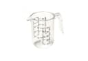axentia Messbecher 500 ml Kunststoff Transparent mit Ausguss Bild 3
