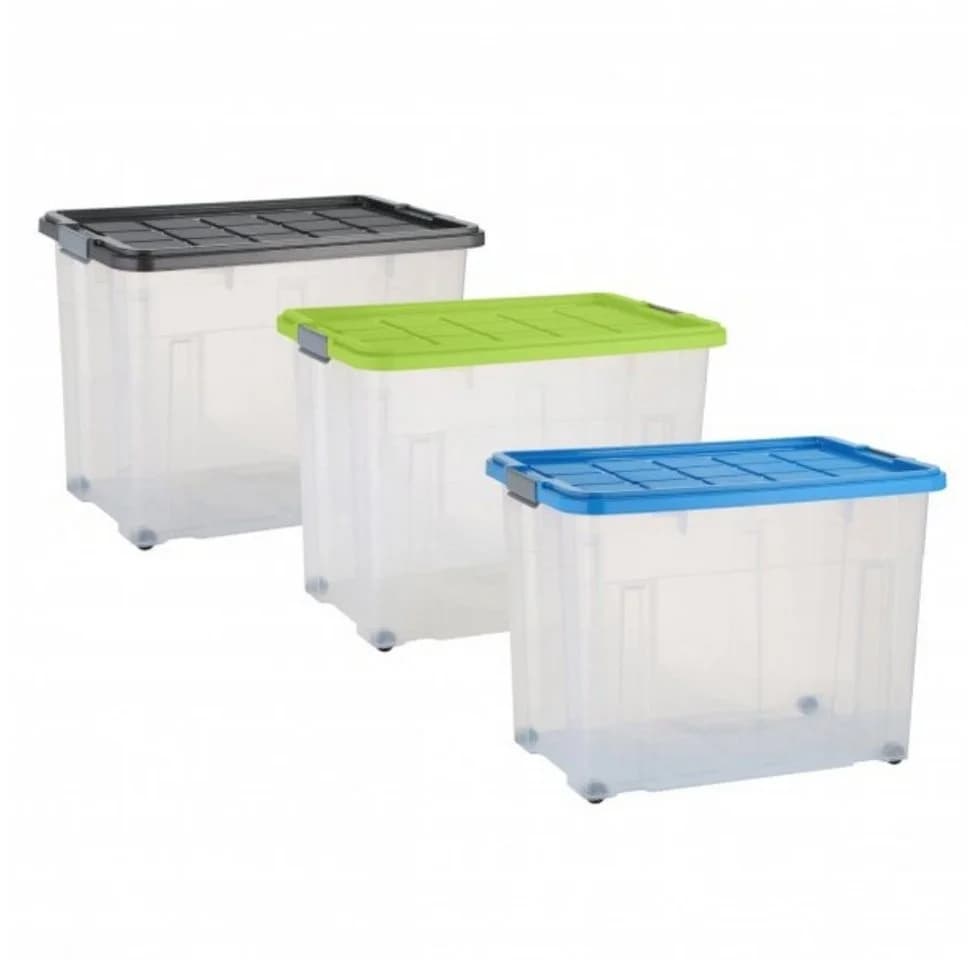 Axentia Aufbewahrungsbox Unibox 80 l Kunststoff