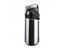 axentia Pump-Isolierkanne Airpot 1,9 L Edelstahl Schwarz Bild 2