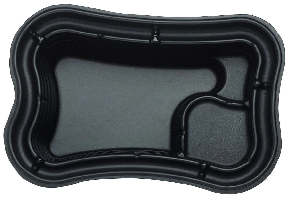 Wacredo Fertigteich Teichschale PE 750 Schwarz
