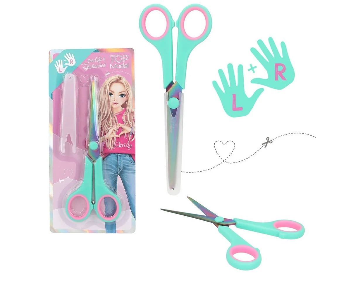 Depesche Spiel TOPModel Schere mit Regenbogen-Klingen & Softgrip - Bild 2