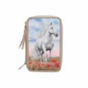 Depesche 3-Fach Federtasche Miss Melody Poppy Sand Beige Bild 2
