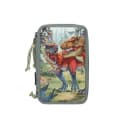 Depesche 3-Fach Federtasche BITE Dino World Grau-Grün Bild 2
