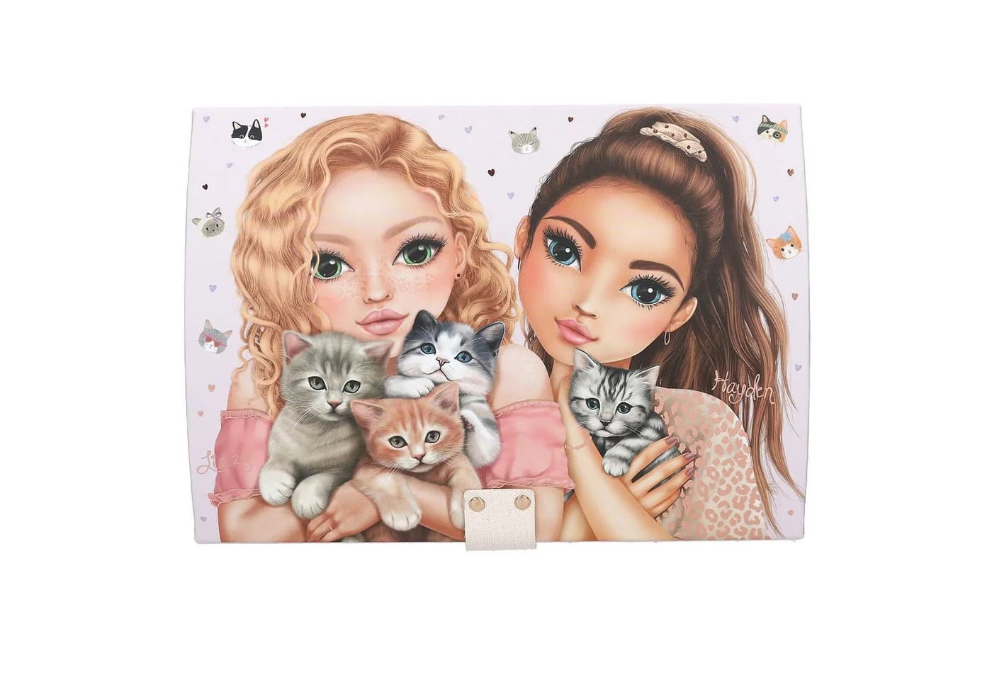 Depesche TOPModel Schmuckkästchen CAT LOVE mit Code und Sound rosé