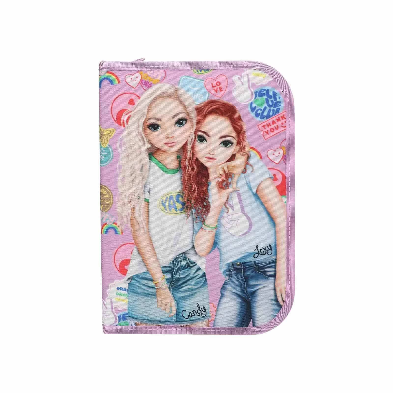 Depesche Deluxe Federtasche GIRL POWER Rosa mit Stiften