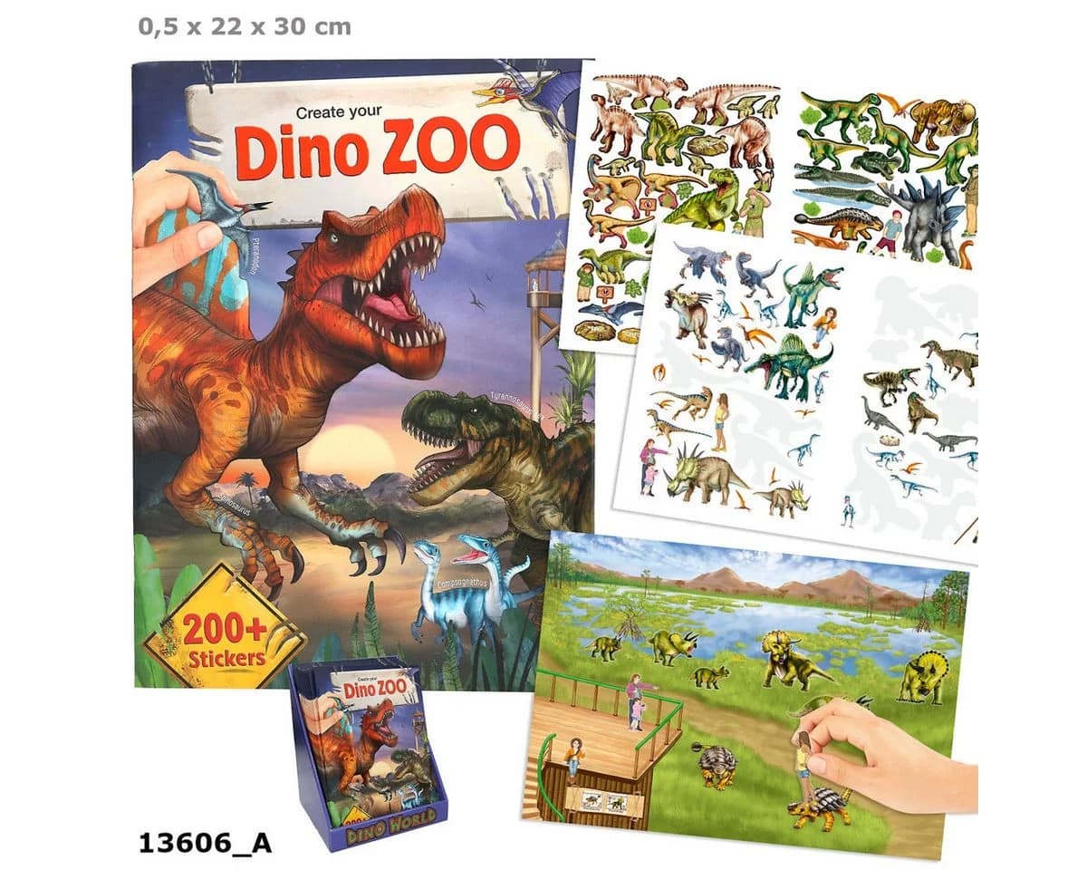DEPESCHE Create your DINO ZOO Stickerbuch - Über 200 Sticker