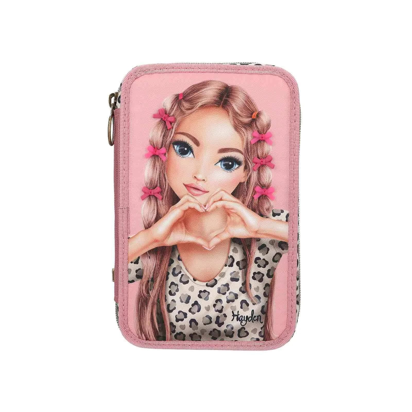 Depesche 3-Fach Federtasche LEOHEART mit Schleifen - Bild 2