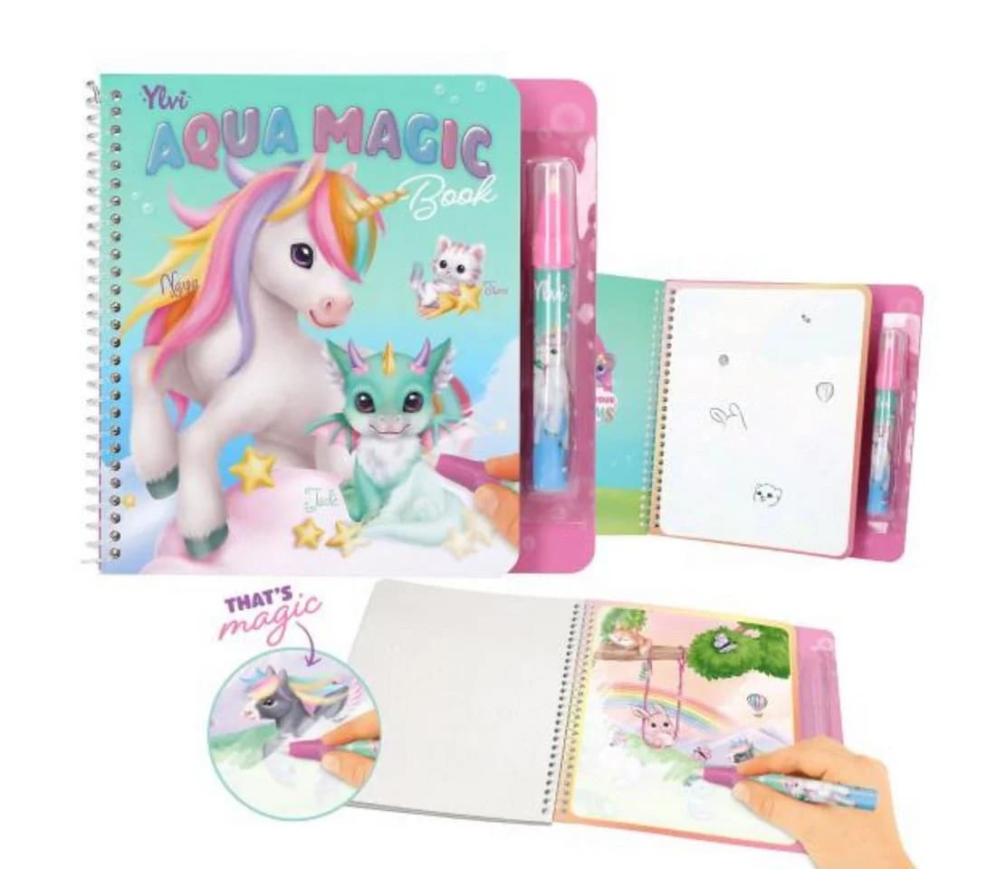 Depesche Ylvi Aqua Magic Book Wassermalbuch wiederverwendbar