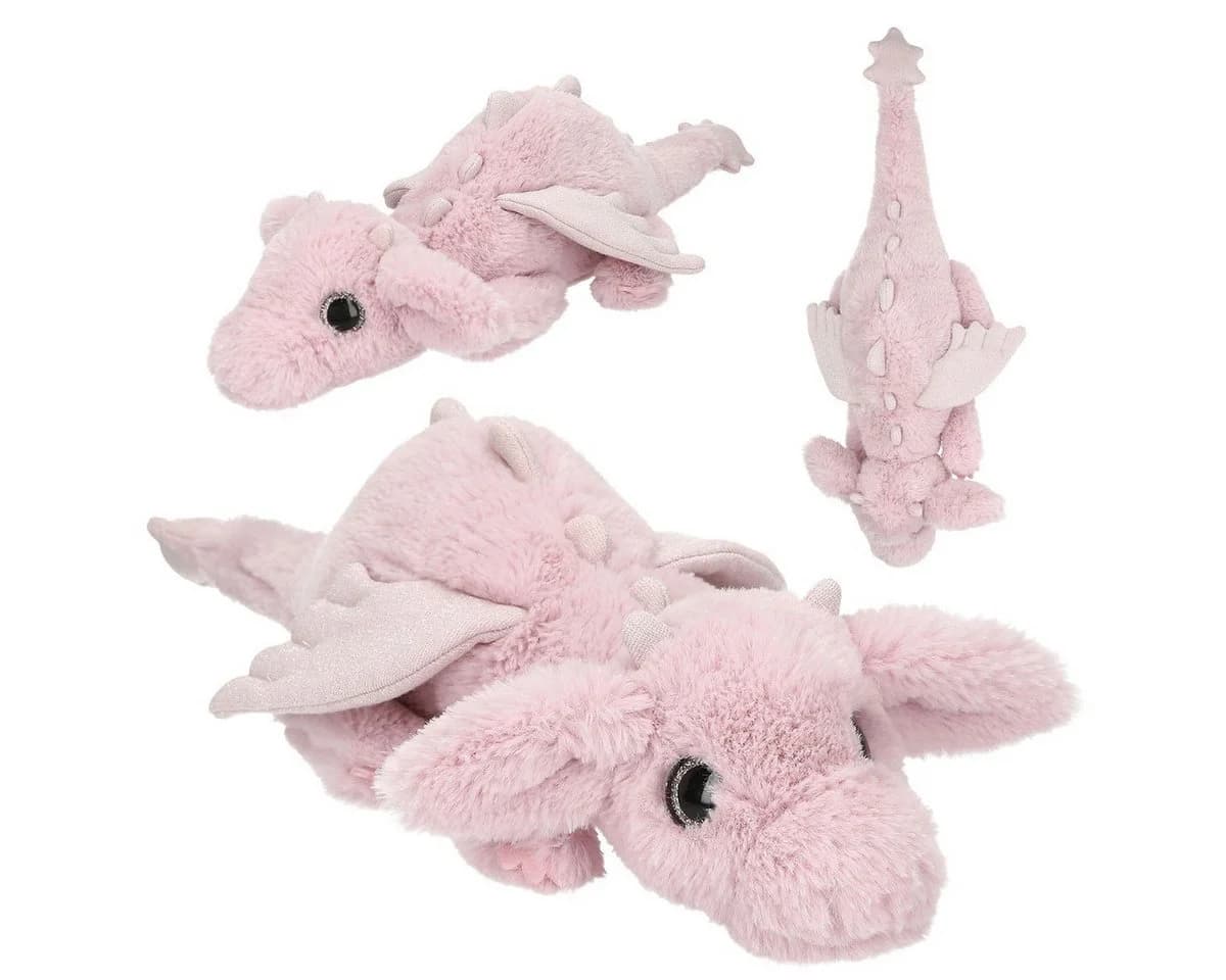Depesche Plüsch SNUKIS Drache Rosa mit silbernem Glitzer