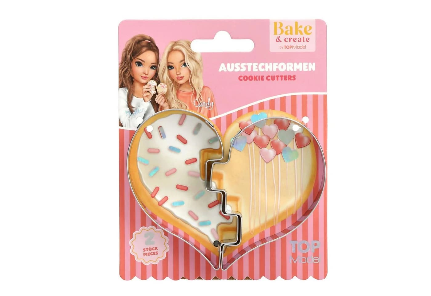 Depesche TOPModel BAKE and CREATE Ausstecher Herz 2-tlg. Kunststoff