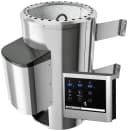 Plug & Play Saunaofen WELLTIME Silber Edelstahl Bild 2
