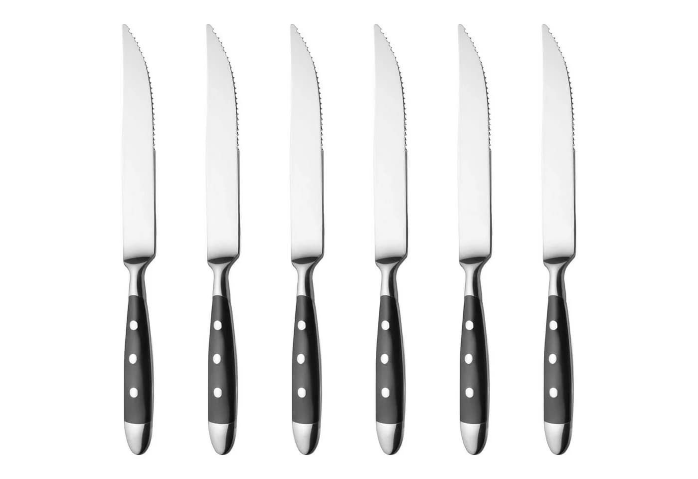 GRÄWE Steakmesser 6-tlg. Serie Nürnberg Schwarz - Bild 2