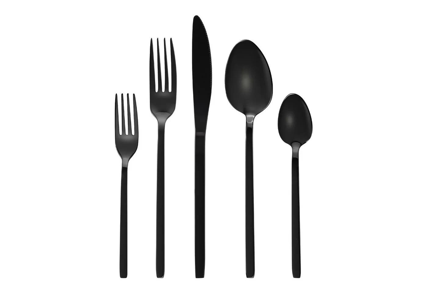 GRÄWE Besteckset 30-teilig Schwarz Edelstahl Serie Lissabon - Bild 2