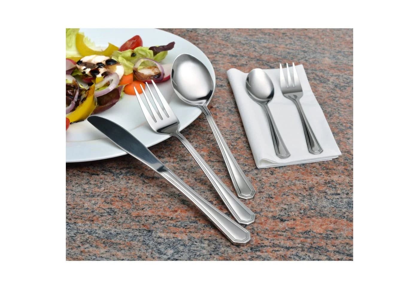 GRÄWE Suppenlöffel 6er-Set Edelstahl Serie Berlin Silber - Bild 3