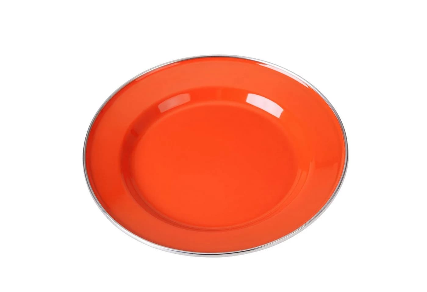GRÄWE Kinderteller emailliert 20 cm rot-orange Stahlblech - Bild 2