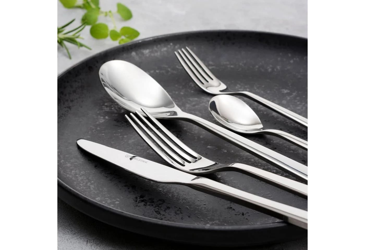 GRÄWE Besteck-Set Porto 10-teilig Edelstahl Silber - Bild 3