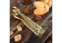 GRÄWE Zuckerzange Rosendekor Edelstahl Gold Bild 1