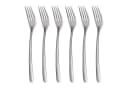 GRÄWE Tafelgabel 6er Set Edelstahl Serie SYLT Silber Bild 2