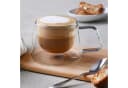 GRÄWE Doppelwandige Thermogläser mit Griff 200ml 2er Set Transparent Bild 3