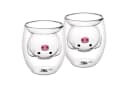 GRÄWE Doppelwandige Thermogläser 200ml 2er Set Motiv Schwein Glas Bild 2