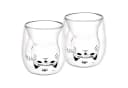 GRÄWE Doppelwandige Thermogläser 190ml 2er Set Katzenmotiv Glas Bild 2