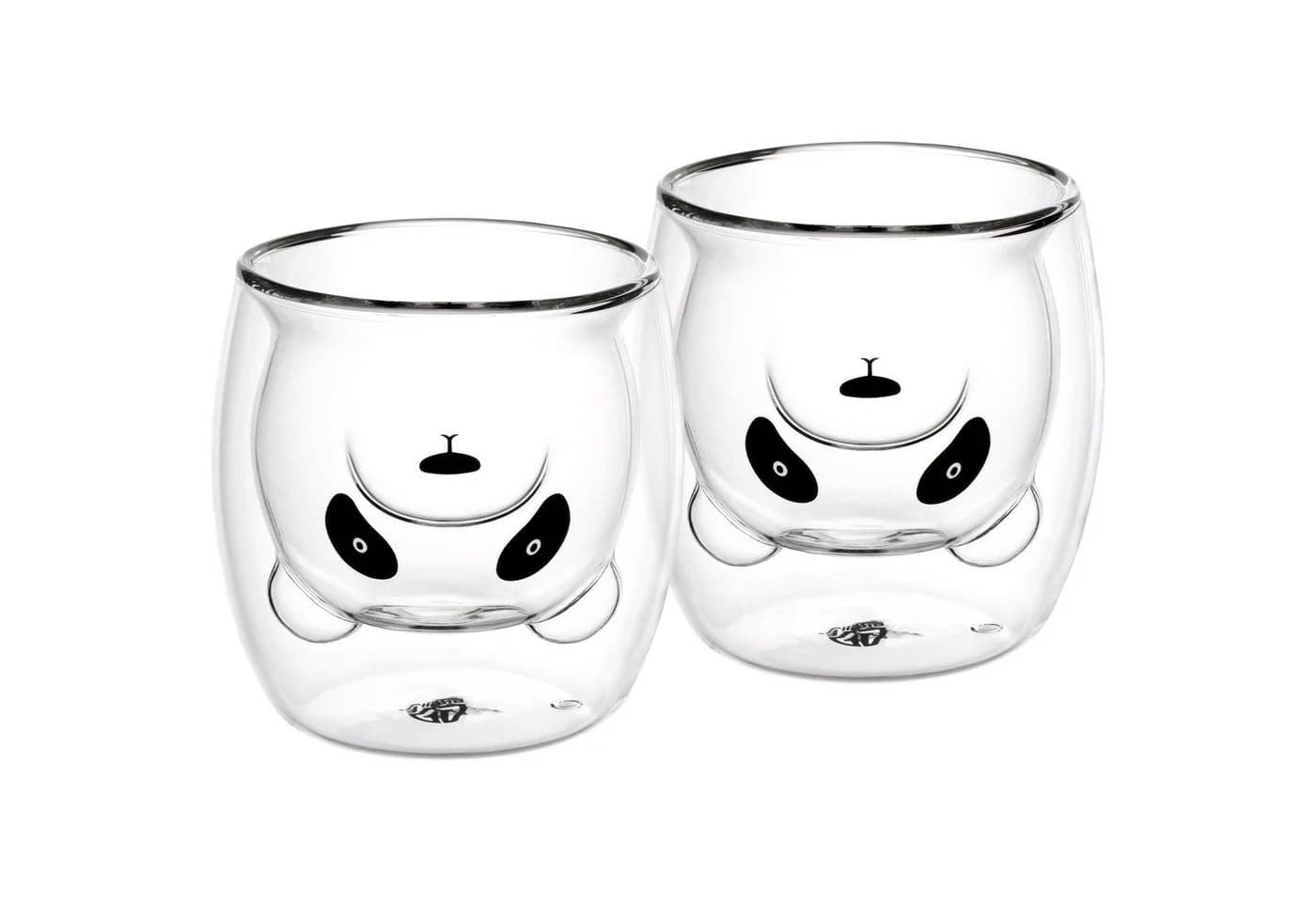 GRÄWE Doppelwandige Thermogläser 245ml 2er Set Panda Motiv Glas - Bild 2