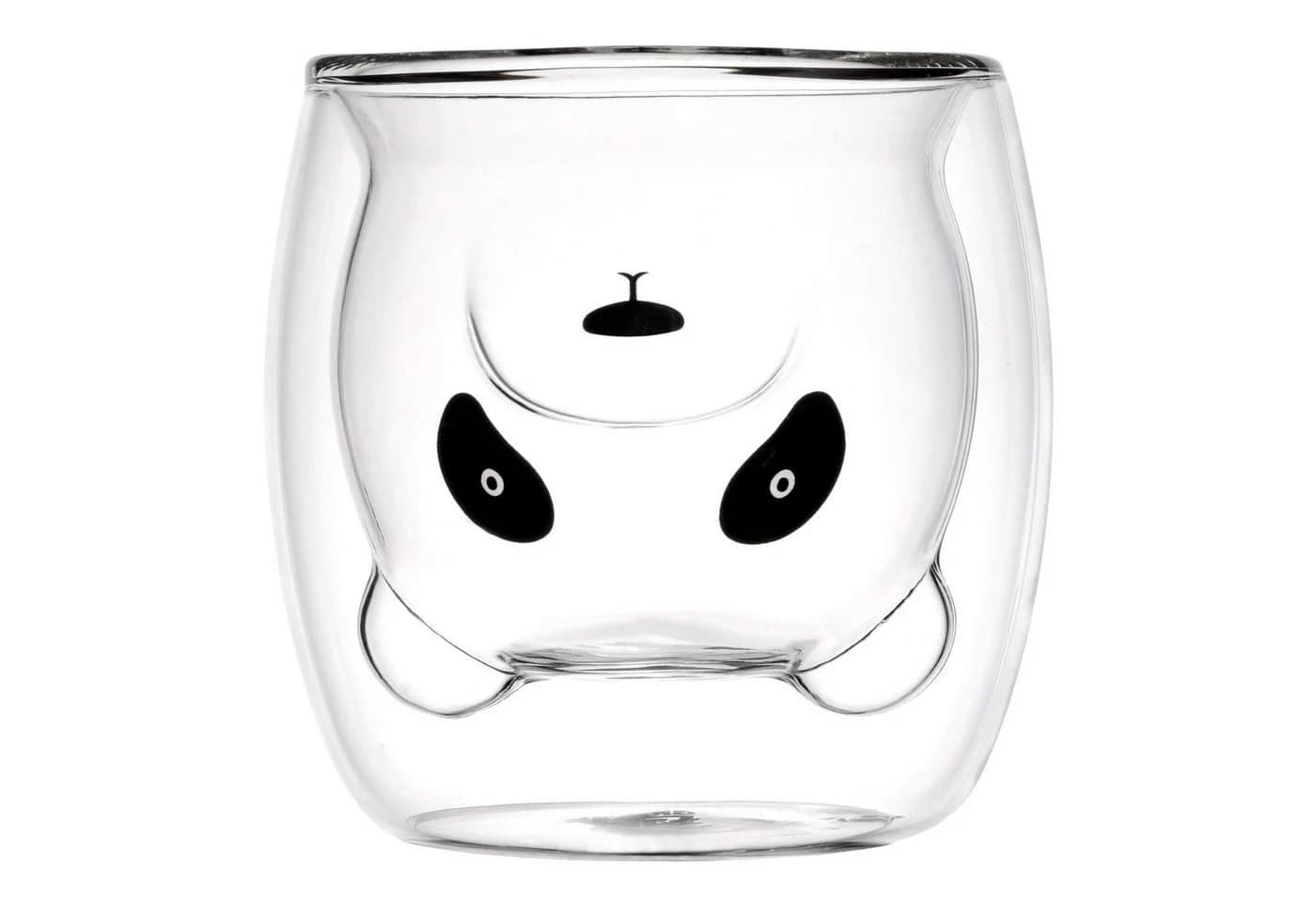 GRÄWE Doppelwandige Thermogläser 245ml 2er Set Panda Motiv Glas - Bild 5