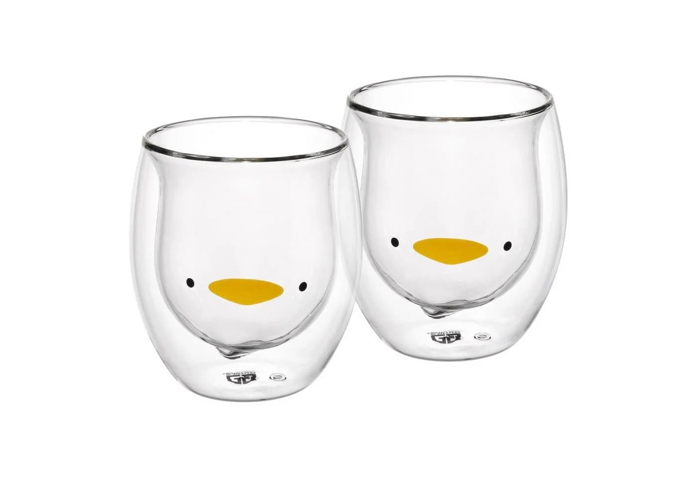 GRÄWE Doppelwandige Thermogläser 285ml 2er Set Motiv Ente Glas - Bild 2
