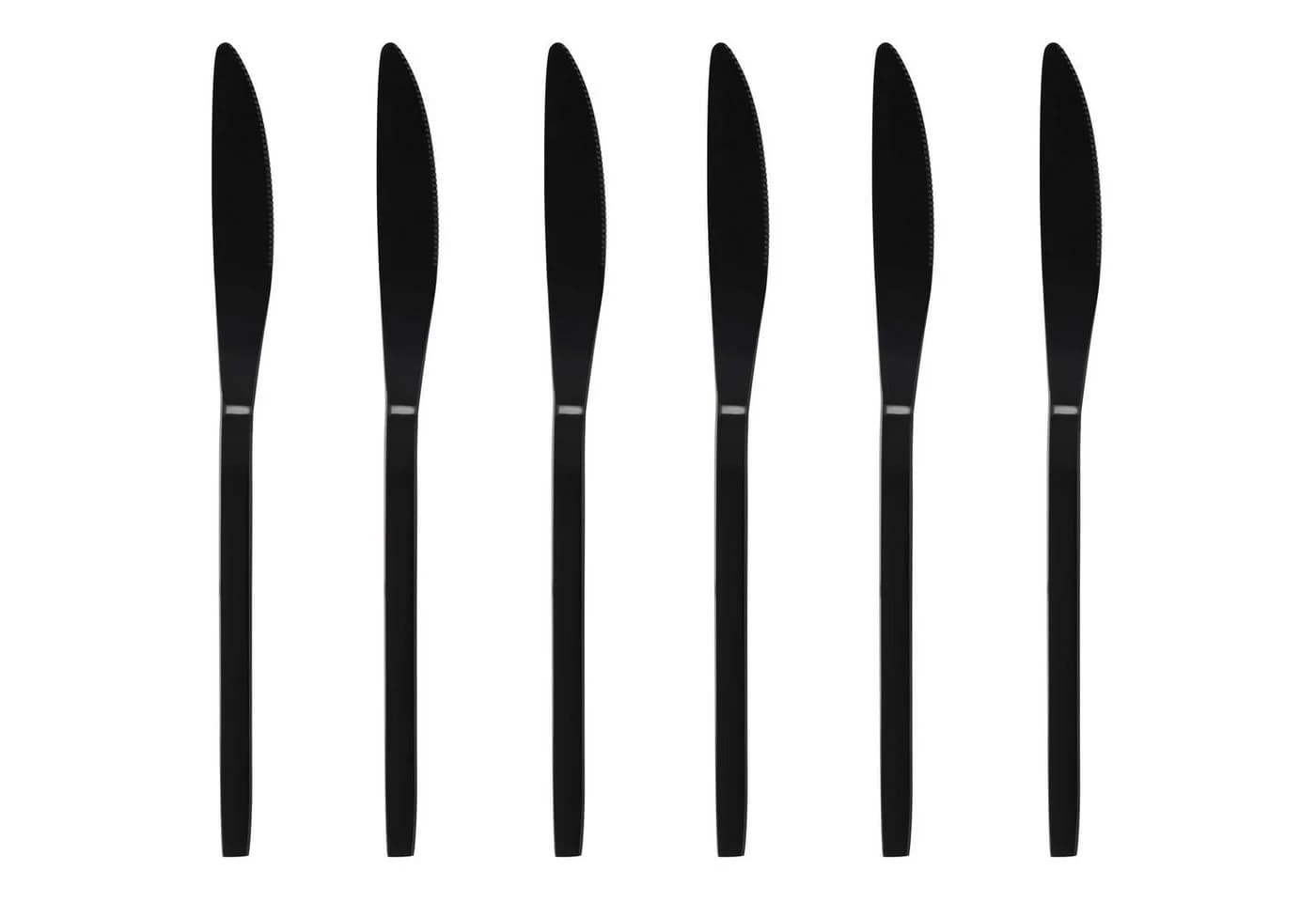 GRÄWE Dessertmesser 6er-Set Titan Schwarz Serie Lissabon - Bild 2