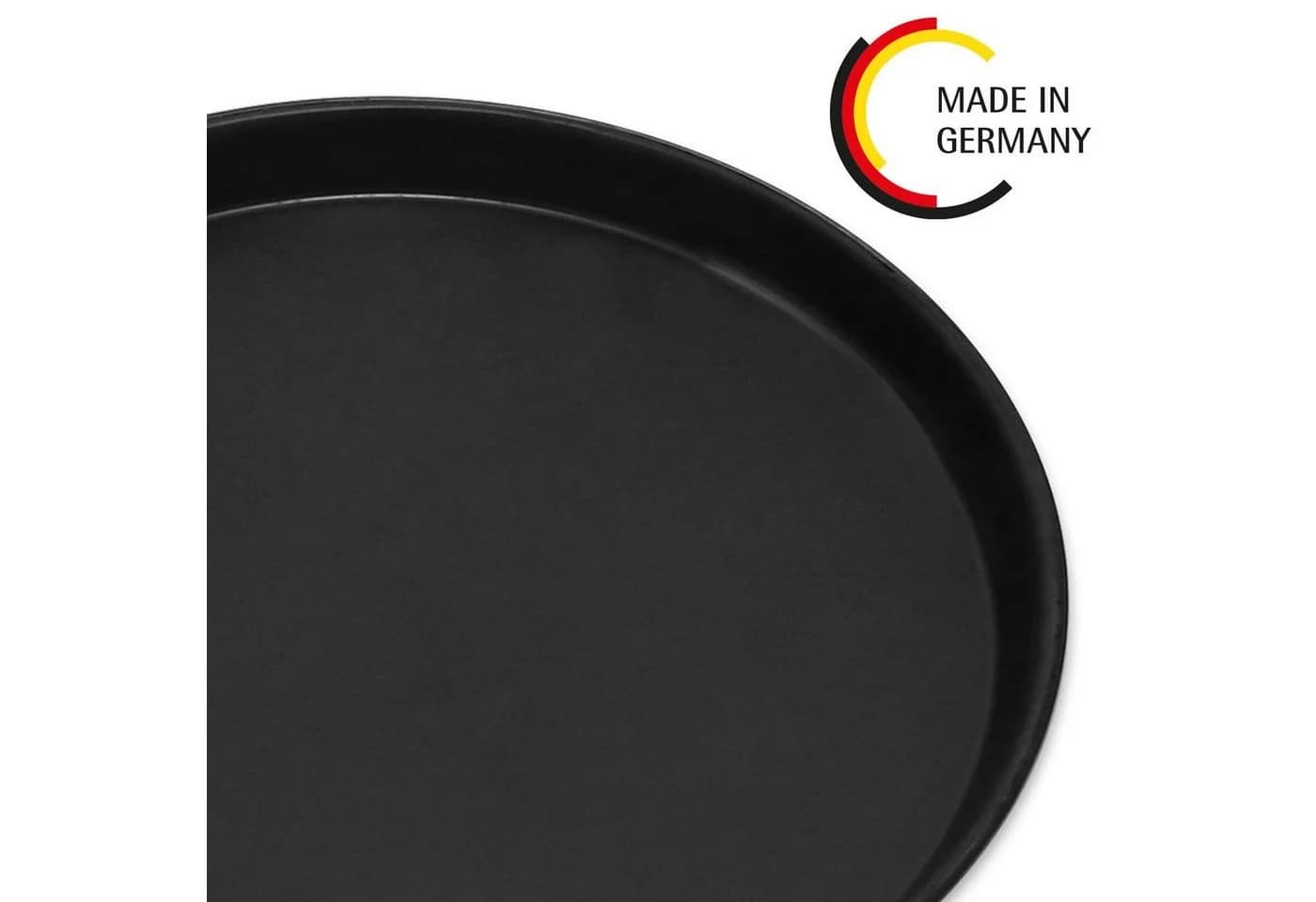 GRÄWE Pizzablech-Set 4-tlg. Ø 20 cm Blaublech Schwarz - Bild 3