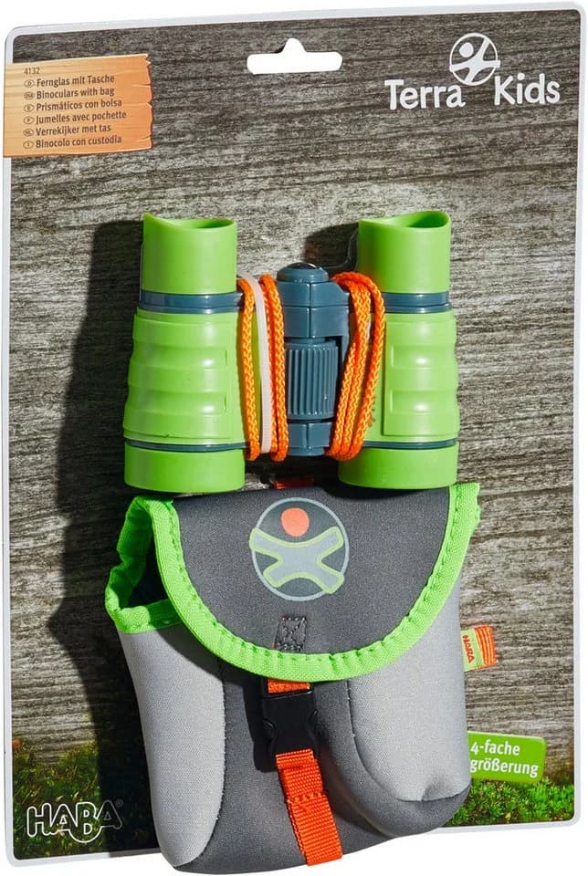 HABA Terra Kids Kinderfernglas mit Tasche - 4-fach Vergrößerung - Bild 5
