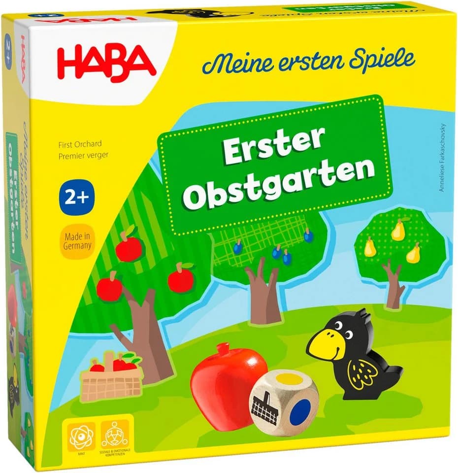 HABA Erster Obstgarten Würfelspiel Bunt Made in Germany - Bild 2