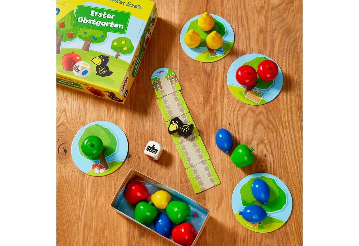 HABA Erster Obstgarten Würfelspiel Bunt Made in Germany - Bild 3