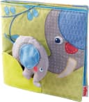 Haba Greifspielzeug Stoffbuch Elefant Egon Bunt Bild 2