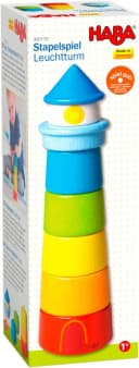 HABA Stapelspielzeug Leuchtturm Holz Spielzeug ab 12 Monaten Bild 3