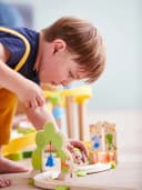 HABA Kullerbü Windradbahn Kugelbahn Bunt Holz Kunststoff Bild 2