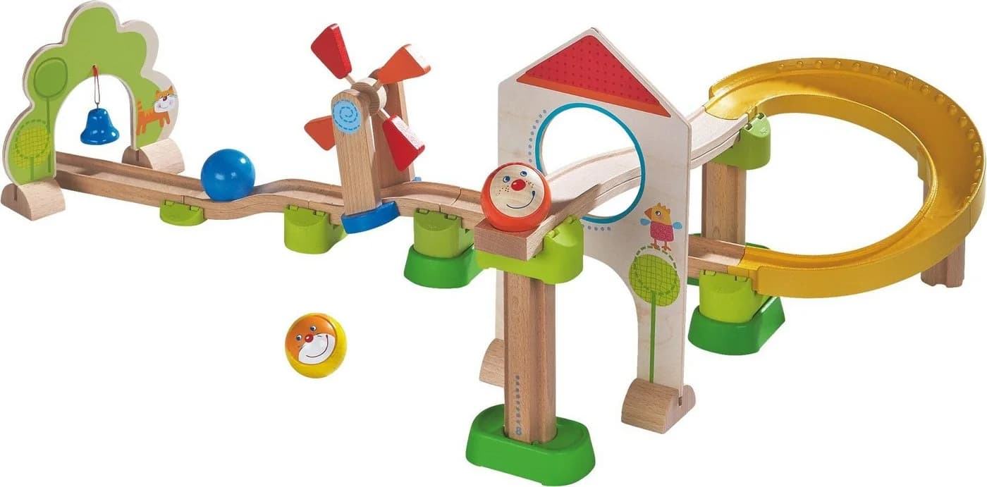 HABA Kullerbü Windradbahn Kugelbahn Bunt Holz Kunststoff - Bild 4