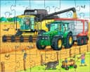HABA Puzzle Traktor und Co. 72 Teile Bauernhof Bunt Bild 1
