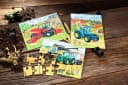 HABA Puzzle Traktor und Co. 72 Teile Bauernhof Bunt Bild 3