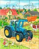 HABA Puzzle Traktor und Co. 72 Teile Bauernhof Bunt Bild 4