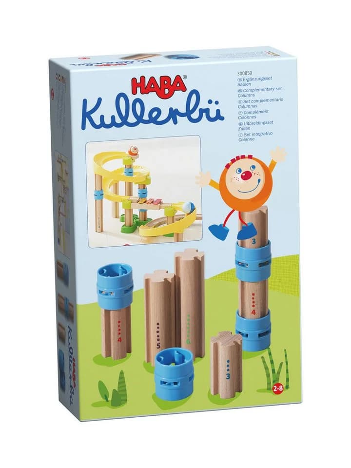 HABA Kullerbü – Ergänzungsset Säulen Konstruktions-Spielset, bunt - Bild 2