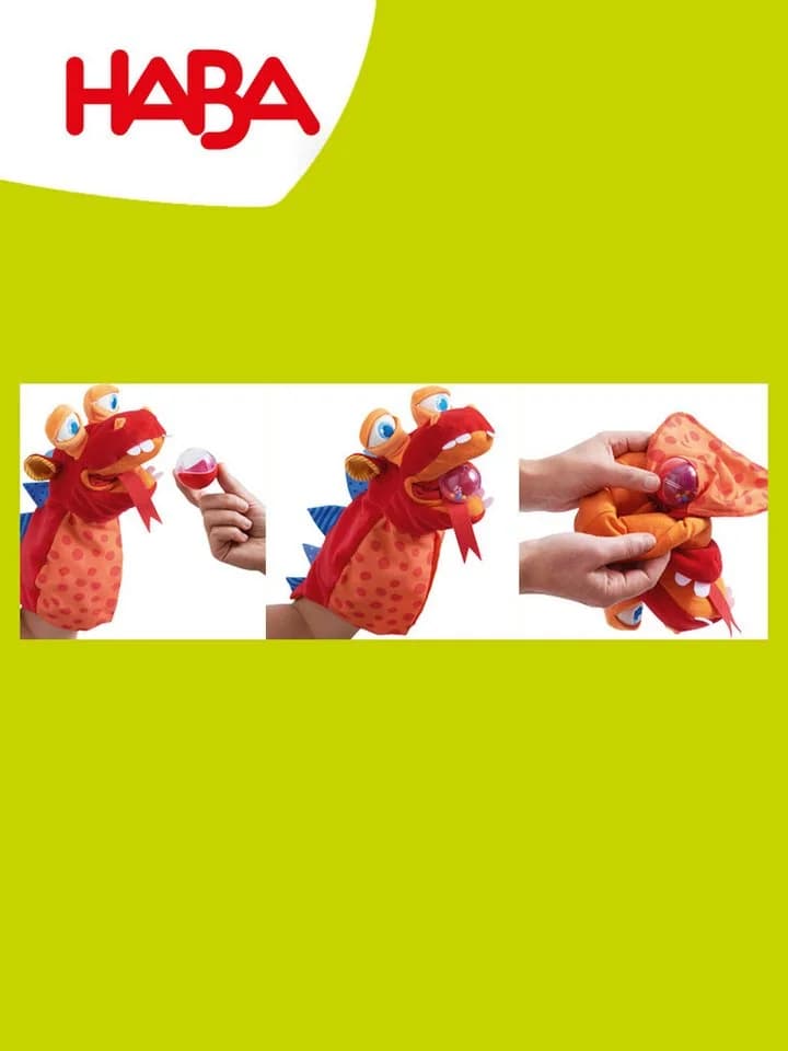 HABA Handpuppe Allesfresser Bunt - Bild 2