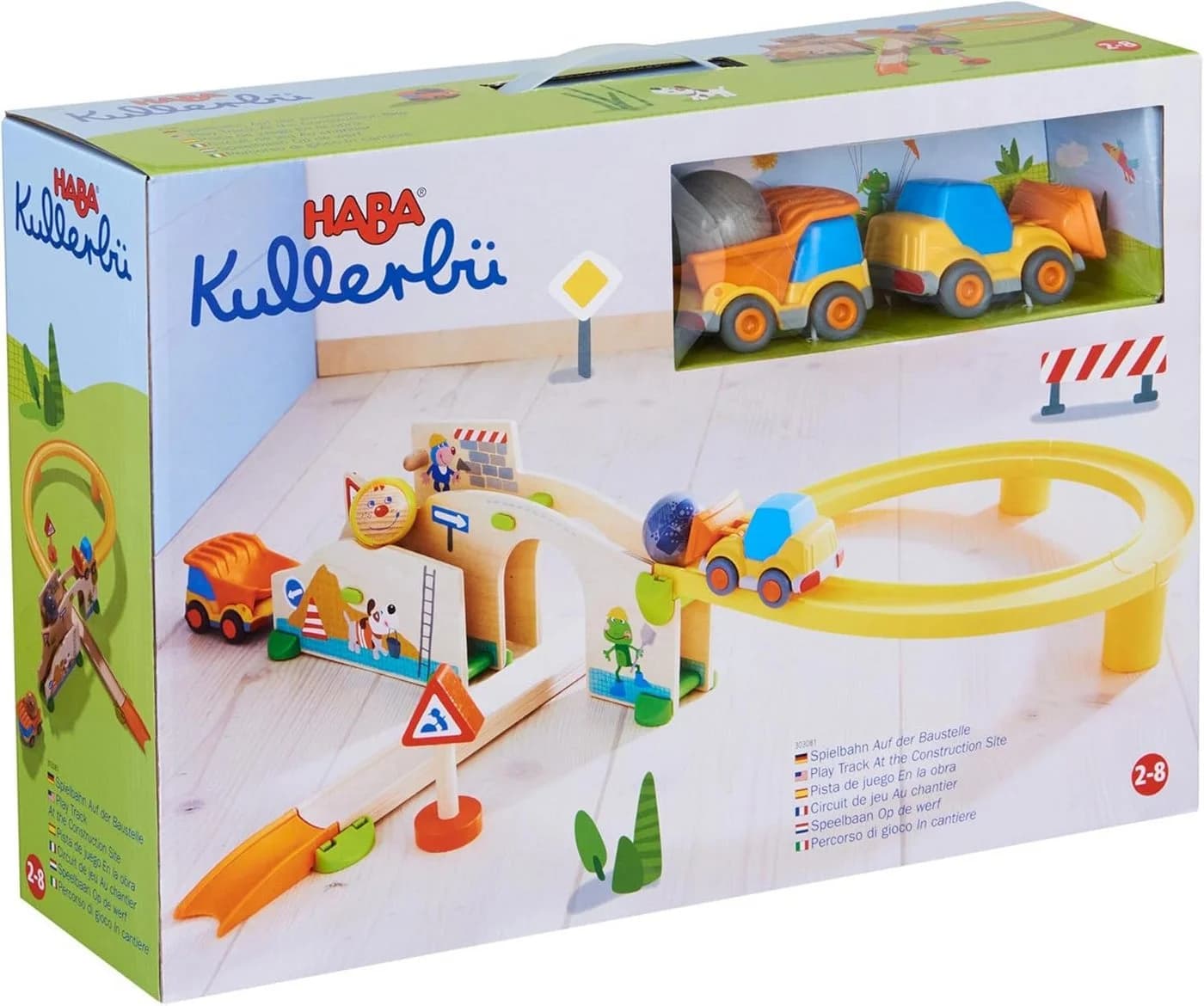 HABA Kugelbahn-Bausatz Kullerbü – Spielbahn Auf der Baustelle - Bild 2